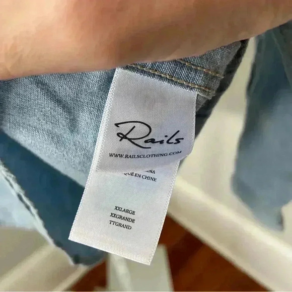 NWT Rails Colton Shirt Medium Vintage Wash size XXL - Picture 8 of 15